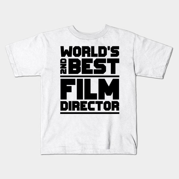 2nd best film director Kids T-Shirt by colorsplash